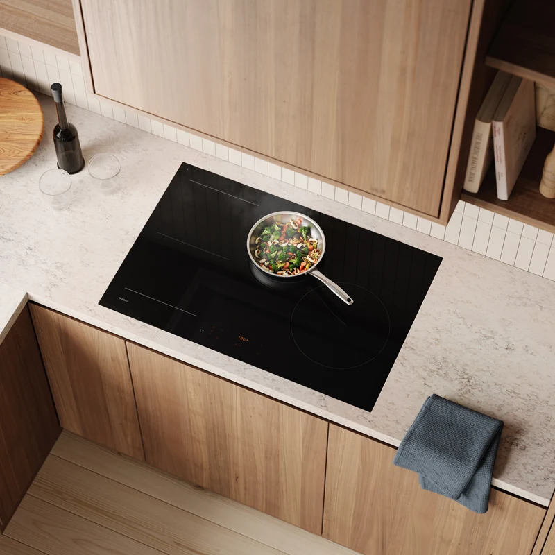 ASKO Series 5, 80cm 4 Zone Induction Cooktop, Black