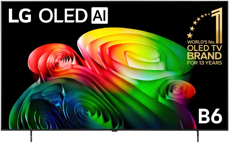 LG 65" OLED TV B6 4K AI 2026