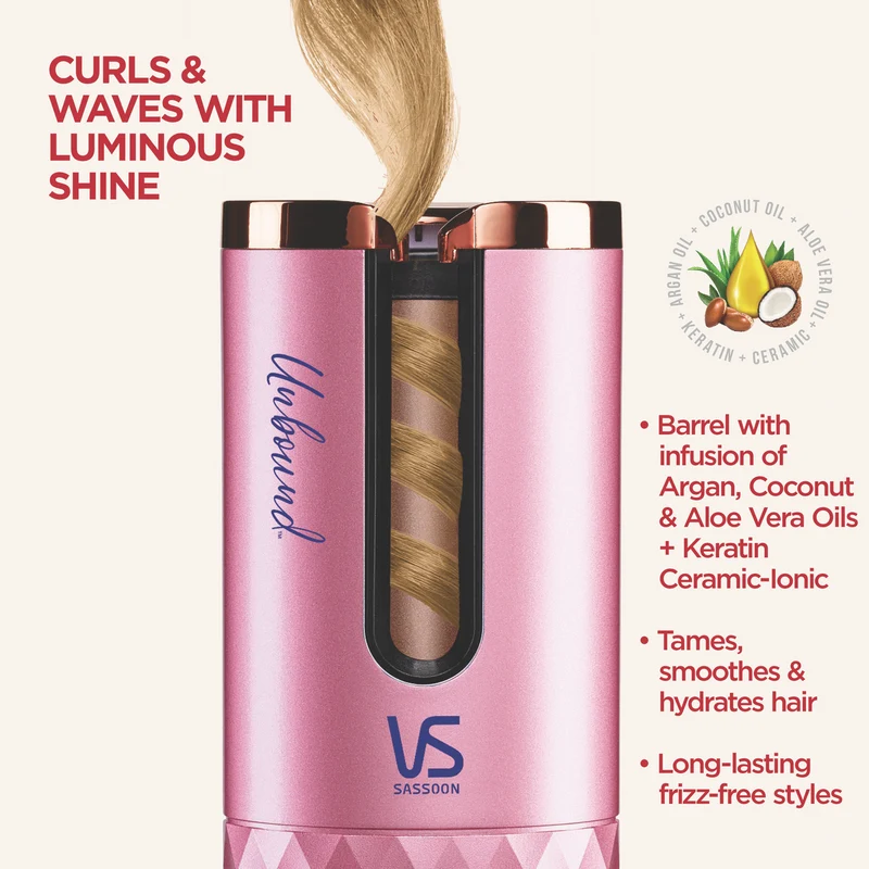 VS Sassoon Unbound Shine ProCordless Auto Curler