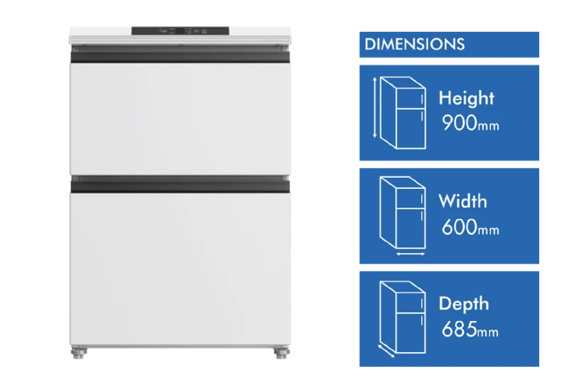 CHiQ 145L Vertical Hybrid Freezer