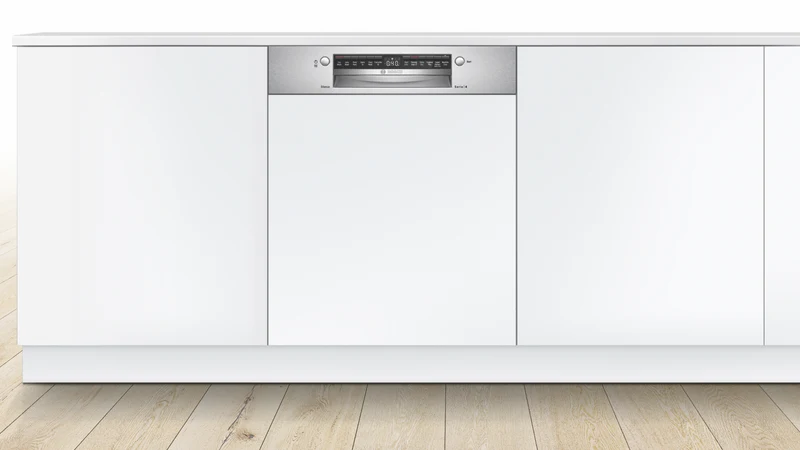 Bosch Series 4 60cm Semi-Integrated Dishwasher Stainless Steel Panel