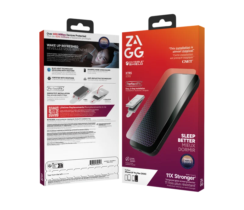 ZAGG InvisibleShield iPhone 17 Pro Max Glass XTR5