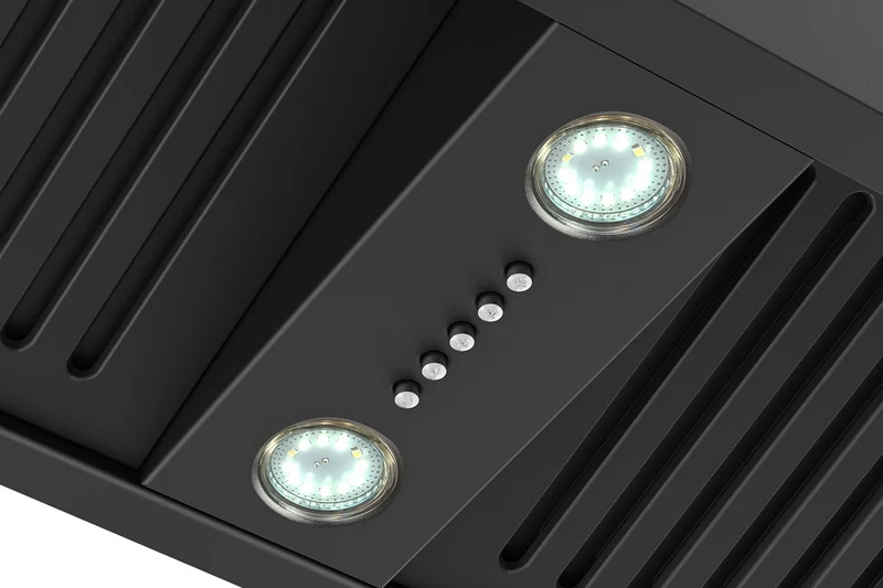 Schweigen 90cm Non-Silent Undermount Rangehood, Matte Black