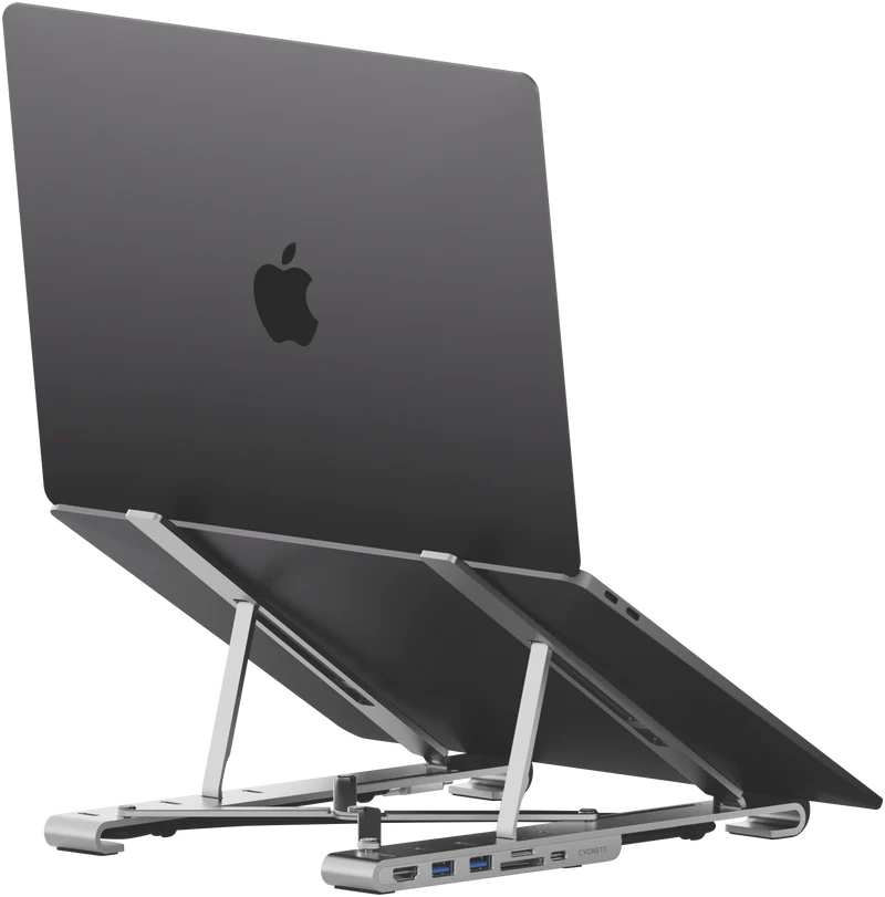 Cygnett 7-in-1 Hub With Folding Laptop Riser