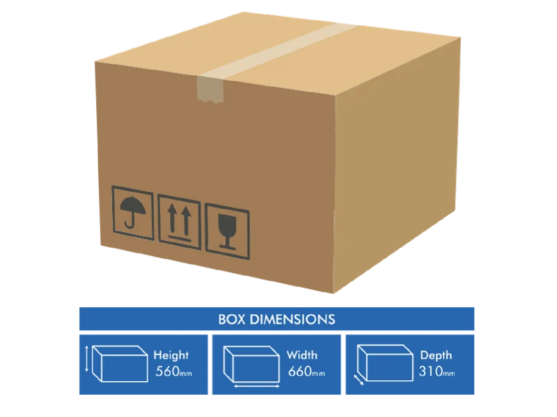 Euromaid 60cm Pyramid Canopy Rangehood, Stainless Steel