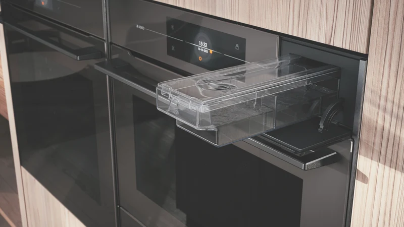 ASKO Elements 45cm Built In 5-In-1 Combi Steam Microwave Oven, Pearl Grey