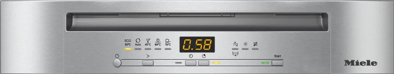Miele 60cm Freestanding Dishwasher with QuickPowerWash and AutoOpen Drying CleanSteel