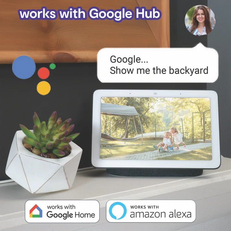 Connect SmartHome 2K Outdoor Camera 2 Pack