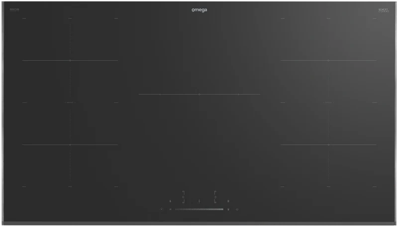 Omega 90cm 5 Zone Induction Cooktop with BridgeZones