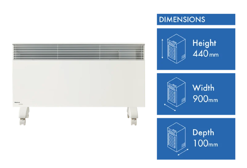 Noirot 2400W Spot Plus Panel Heater with Timer