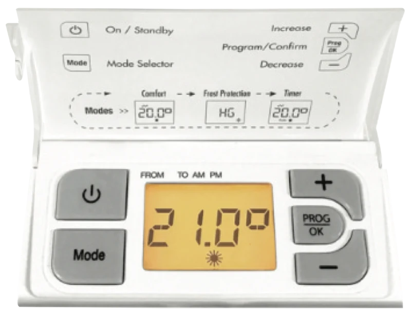 Noirot 2400W Spot Plus Panel Heater with Timer