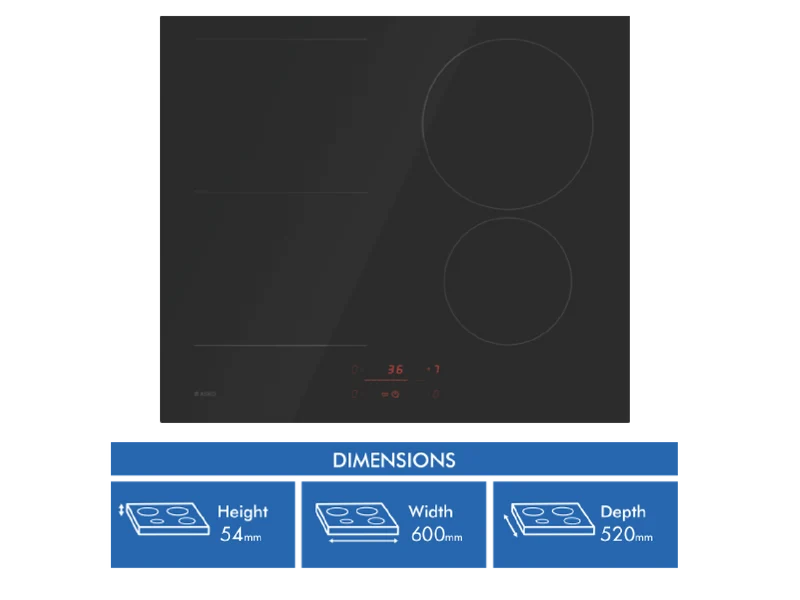 ASKO 60cm 4 Zone Induction Cooktop