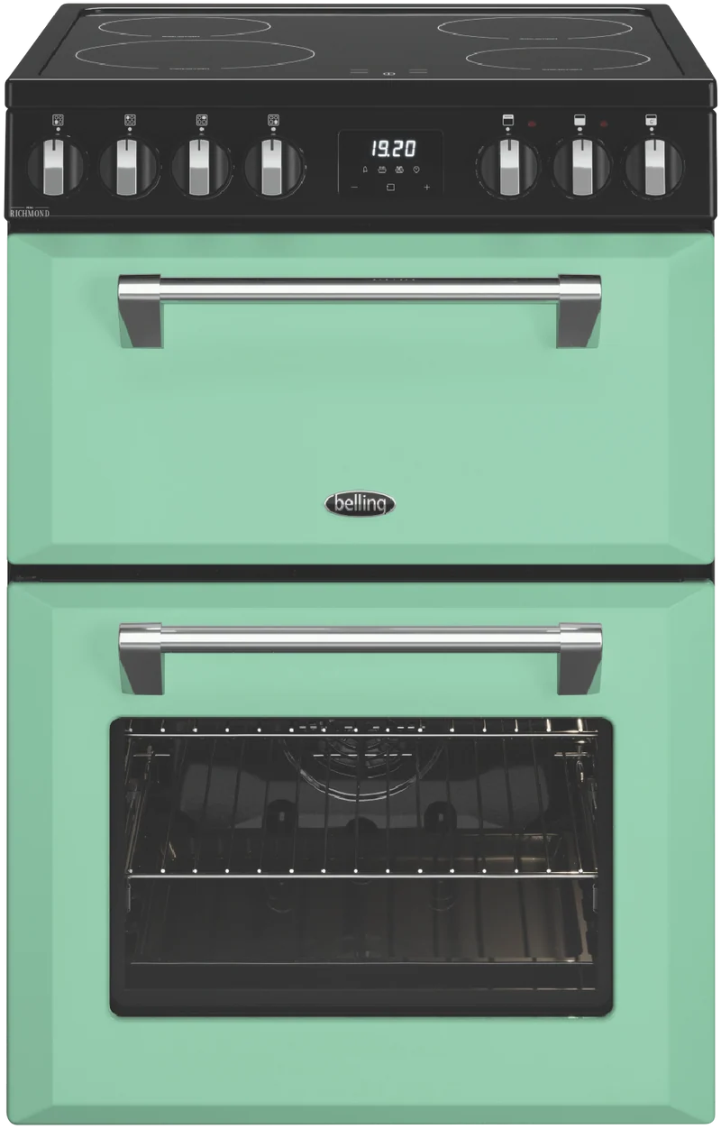 Belling Mini Richmond Boutique 60cm Induction Freestanding Cooker, Mojito Mint