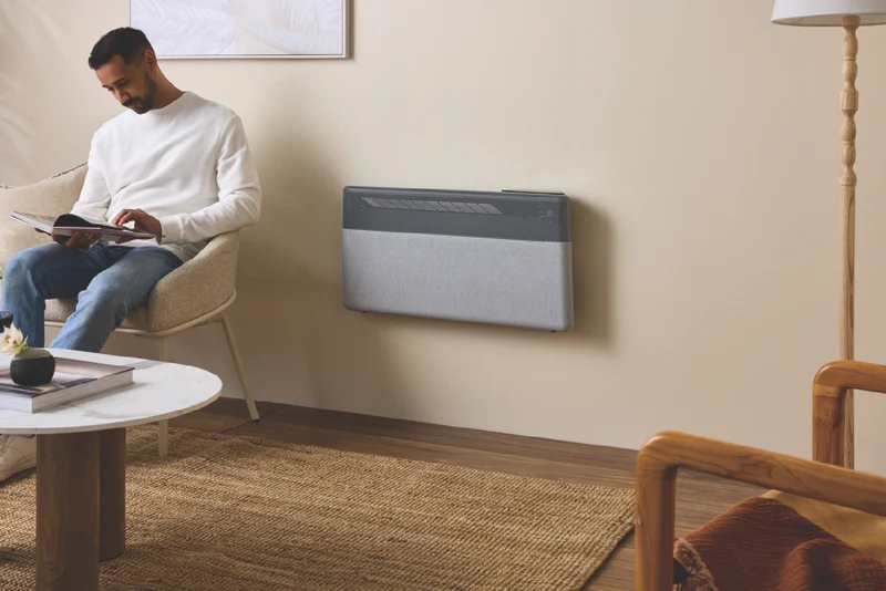 Ausclimate 2000W Ec0Smart Pro Large Panel Heater - Stone Grey