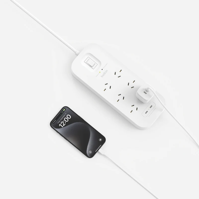 Belkin SurgePro 6-Outlet Surge Protector with Dual USB-C