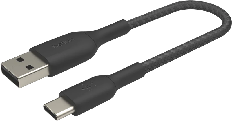 Belkin 3m Braided USB-C to USB-A Cable (Black)