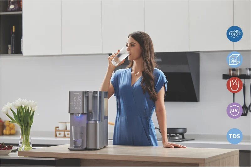 Philips Reverse Osmosis Purification Pure Mineral Water Station Chilled to Boiling