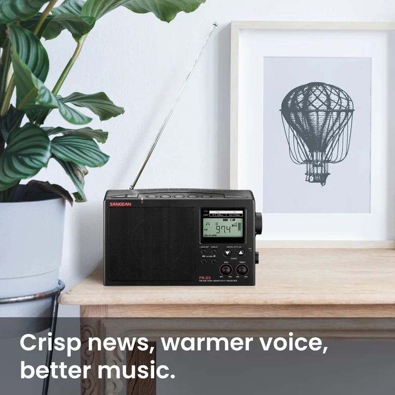 Sangean AM/FM Long Range Portable Radio