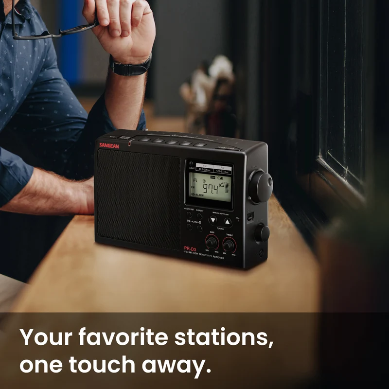 Sangean AM/FM Long Range Portable Radio