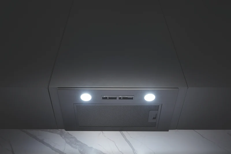 Omega 52cm Undermount Rangehood, Matte Black