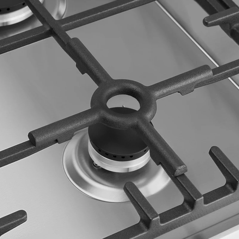 Omega 90cm Gas Cooktop, Stainless Steel