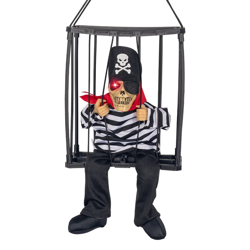Creepy Pirate Skeleton Toy Brehn