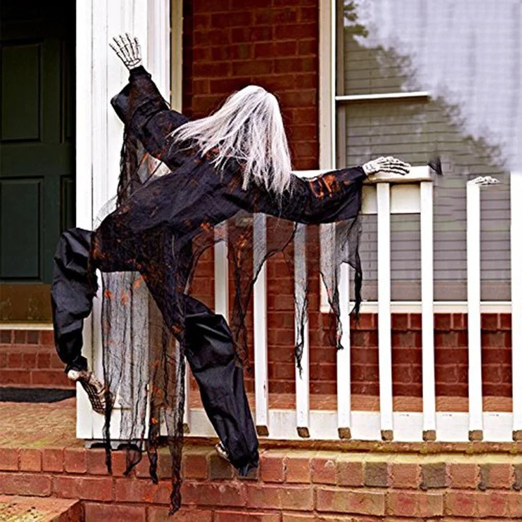 Creepy Kletternder Zombie Dekoration Brehn