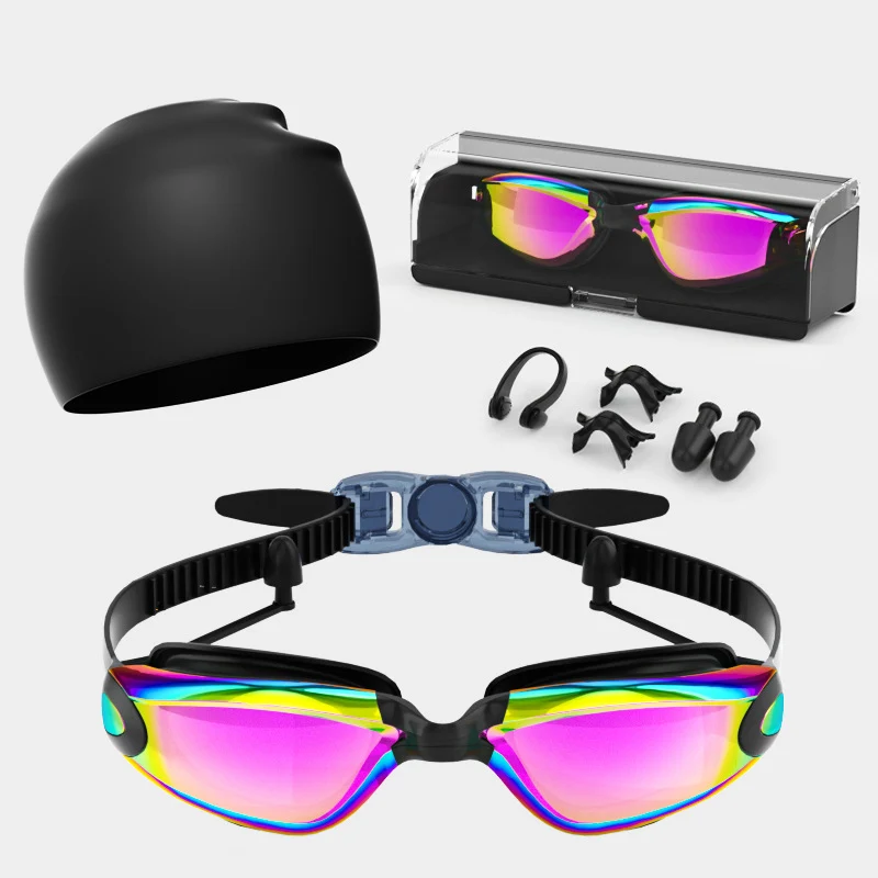 Hochleistungs-Schwimmbrillen-Set Skanto