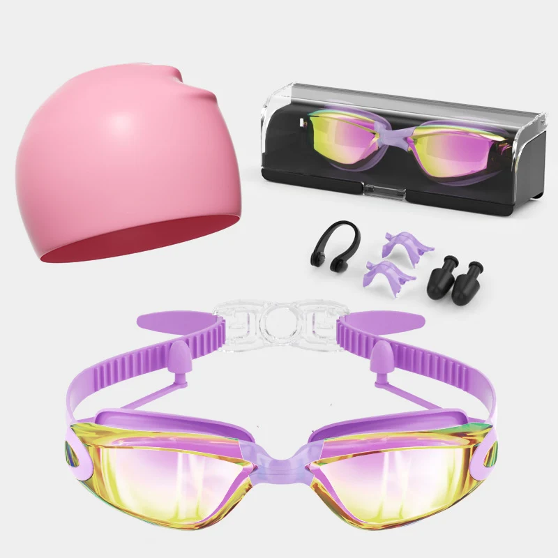 Hochleistungs-Schwimmbrillen-Set Skanto