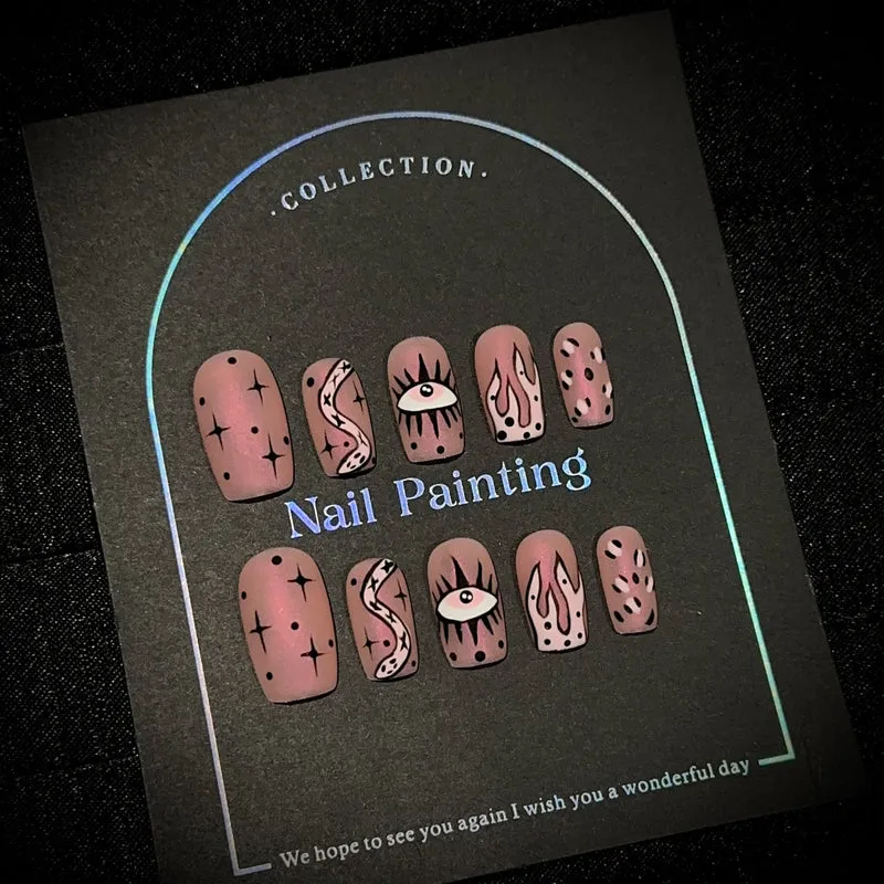 Künstlerisches Nagelkunstdesign