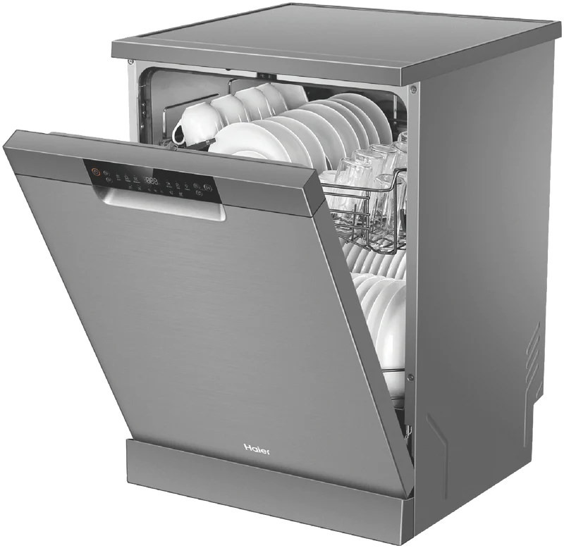 Haier 500 Series Freestanding Dishwasher Satina