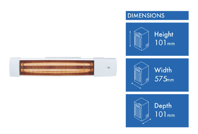Nordic 1200W Radiant Heater