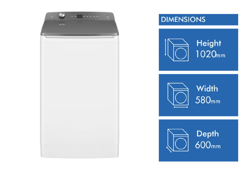 Fisher & Paykel 9kg Top Load Washer