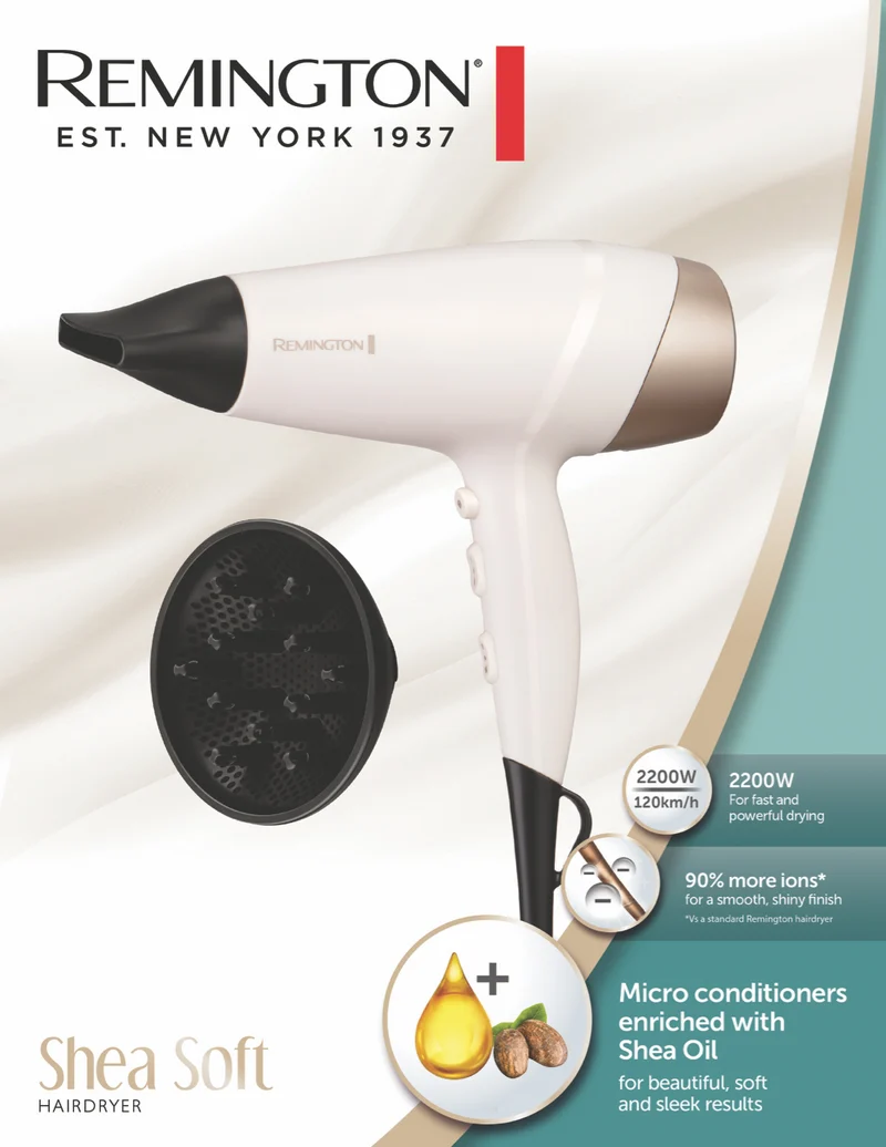 Remington Shea Soft Hairdryer