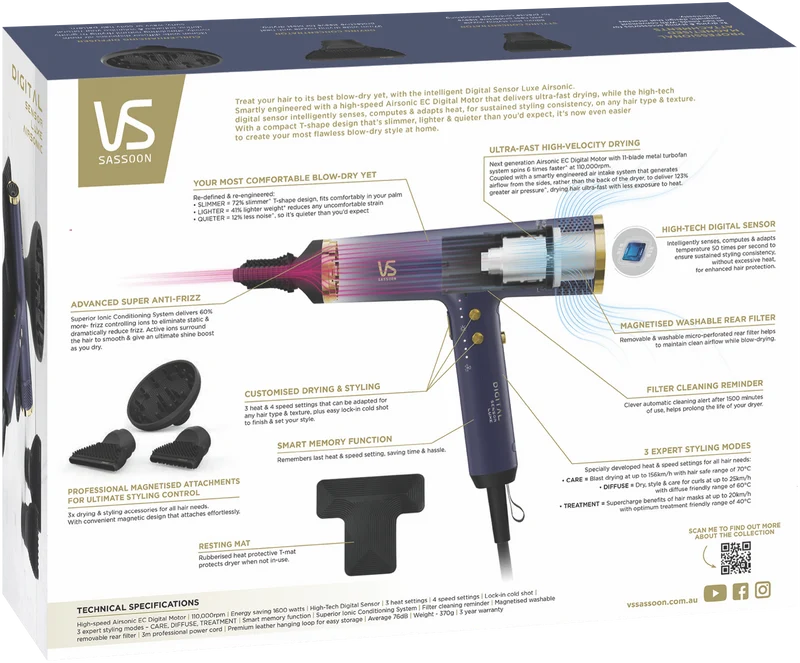 VS Sassoon Digital Sensor Luxe Airsonic