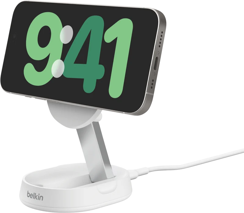 Belkin BoostCharge Pro Convertible Mag Charge Stand With Qi2 Black