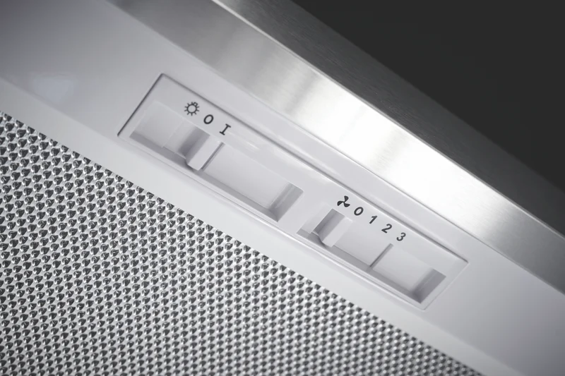 Omega 60cm Slideout Rangehood, Stainless Steel Fascia