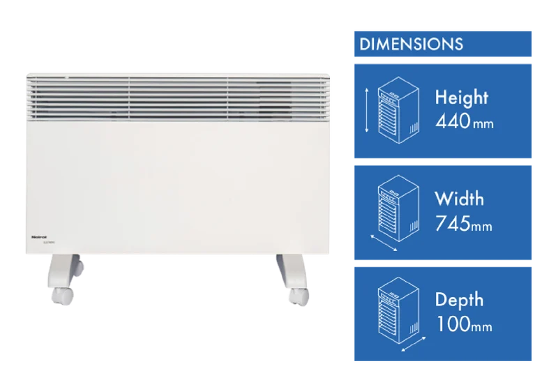 Noirot 2000W Spot Plus Panel Heater with Timer & WiFi