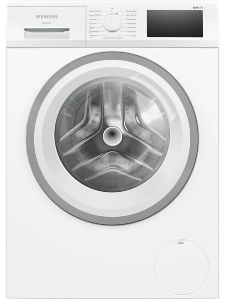 Siemens IQ300 Waschmaschine WM14N127, 8 kg Füllmenge, 1400 U/Min., iQdrive, AquaStop, varioSpeed, freistehend, 84,5 cm Höhe