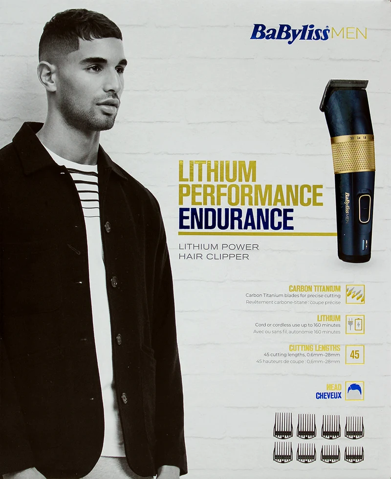 BaByliss E986E Lithium Power Netz/Akku Haarschneider