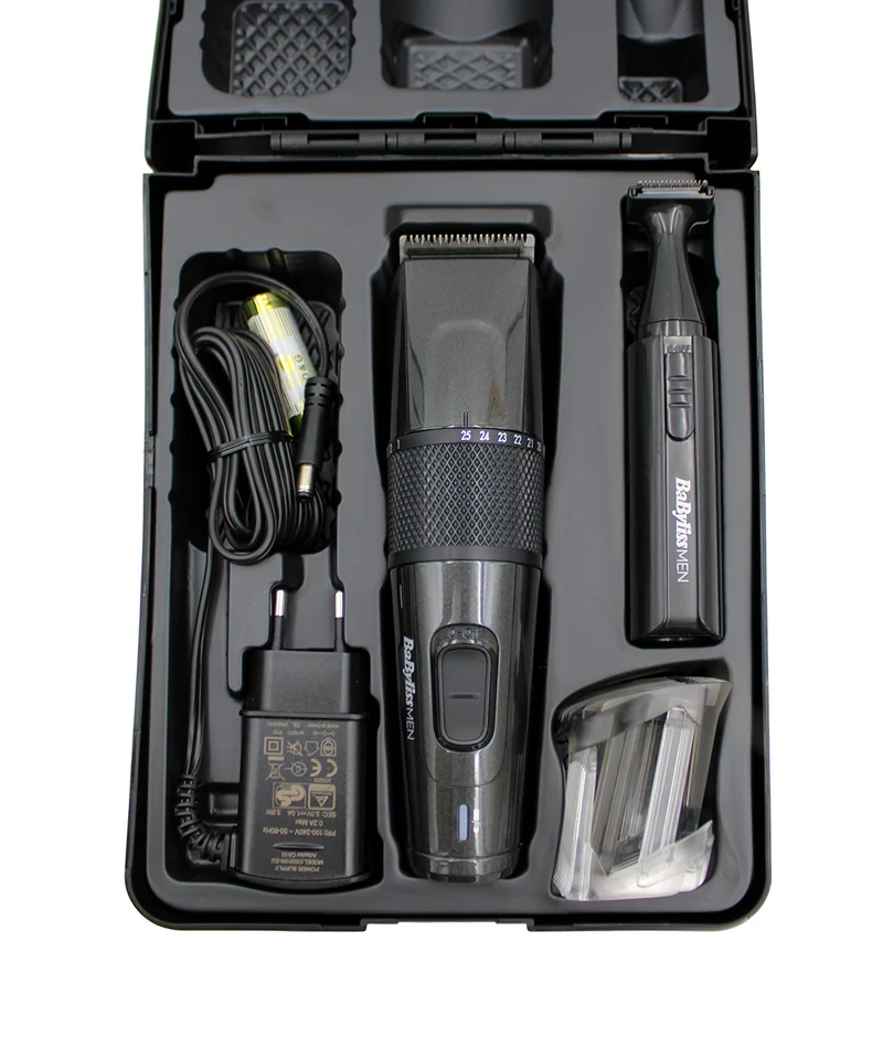 BaByliss E978E Carbon Titanium Netz/Akku Haarschneider