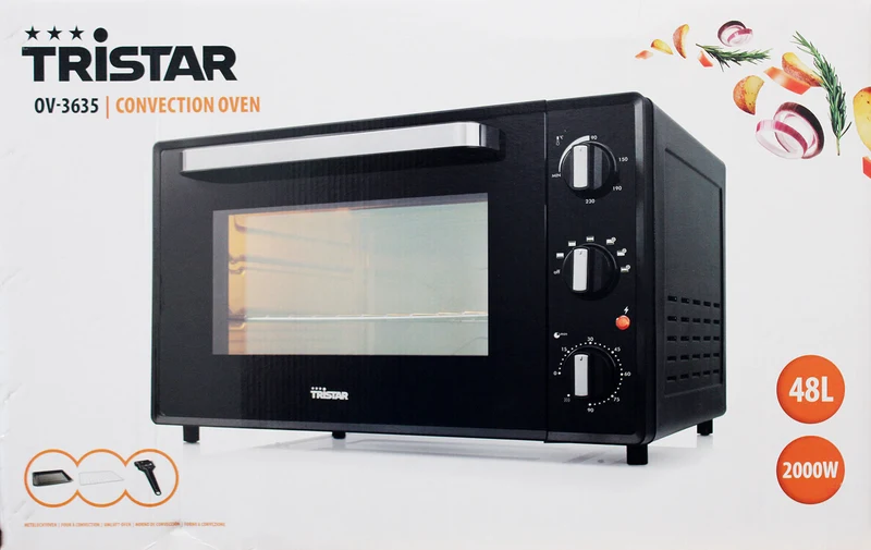 Tristar OV-3635 Heißluft-Backofen 48 L - 2000 W
