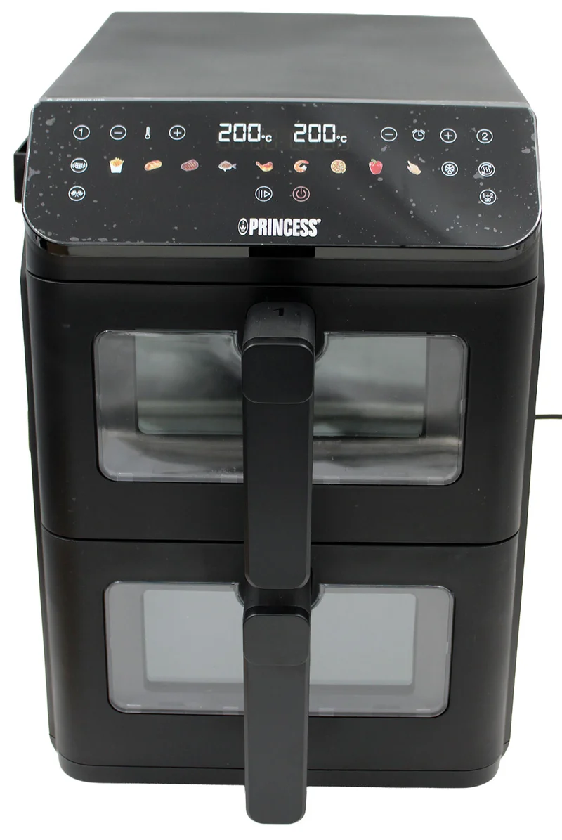 Princess 182490 Doppel-Heißluftfritteuse 2x5.6L 3000W