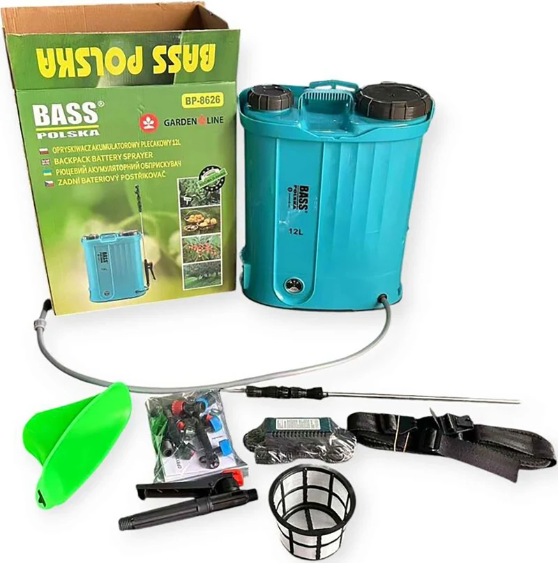 Bass Polska 8626 Akku-Sprühgerät 12 Liter Gartensprüher