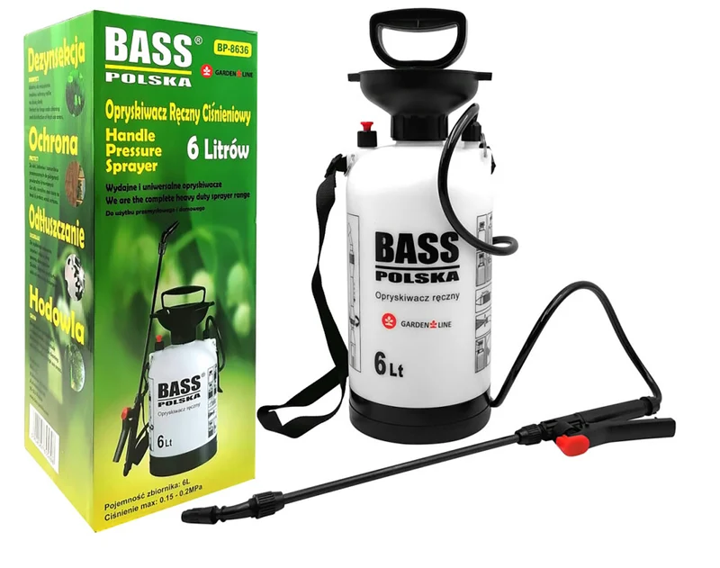 Bass Polska 8636 Sprühgerät 6 Liter Gartensprüher
