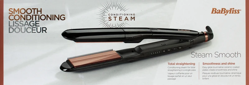 BaByliss ST493E Haarglätter Steam Tourmalin