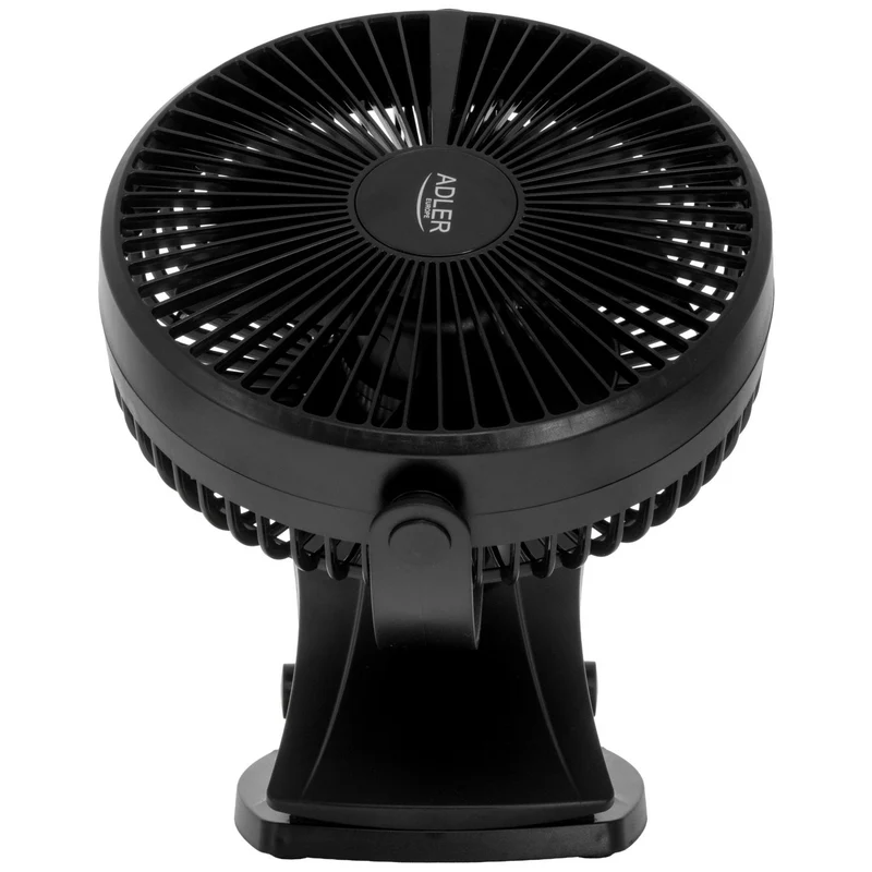 Adler AD 7342 black Akku-Ventilator mit Clip