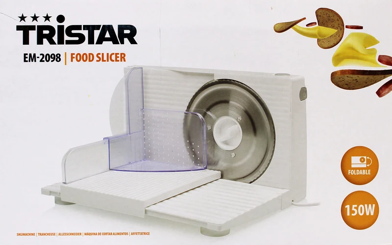Tristar EM-2098 Allesschneider weiß 150W