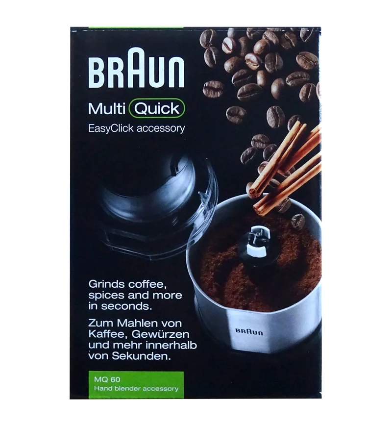 Braun MQ 60 Kaffee- und Gewürzmühlenzubehör für Stabmixer