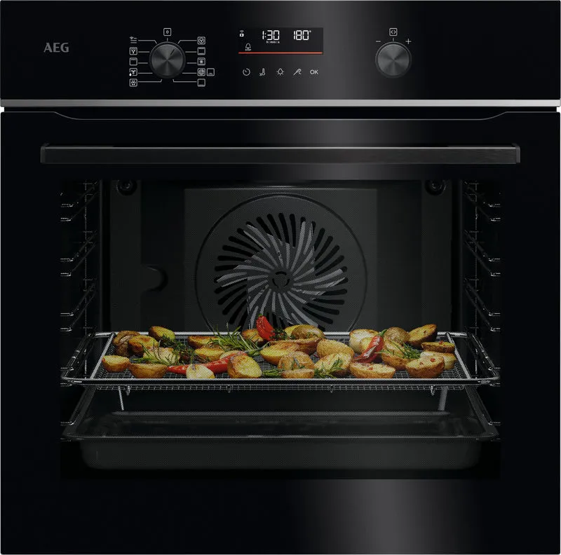 AEG TS6PB53ZAB 6000 SenseCook® / Einbaubackofen / WLAN-fähig / Pyrolytische Selbstreinigung / Schwarz
